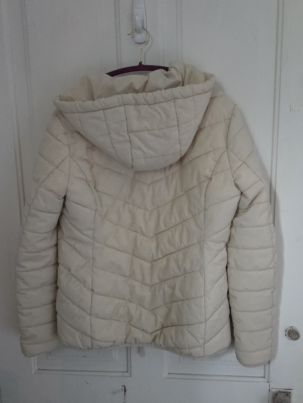 Lauren Ralph Lauren Cream Puffer Jacket - Picture 10 of 12